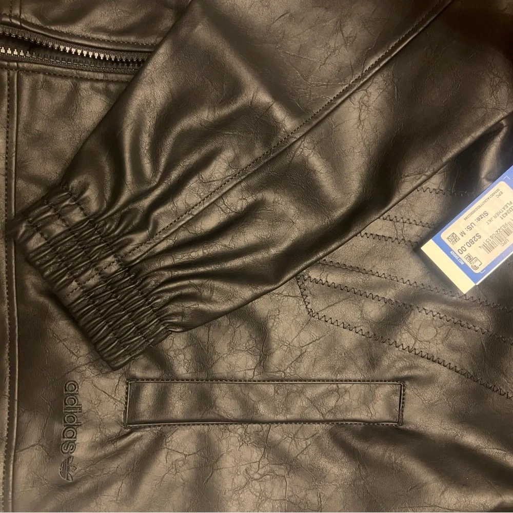 Adidas Santiago Pleather Jacket - Picture 11 of 13